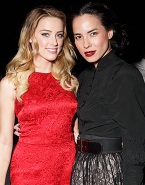 Amber Heard y su pareja